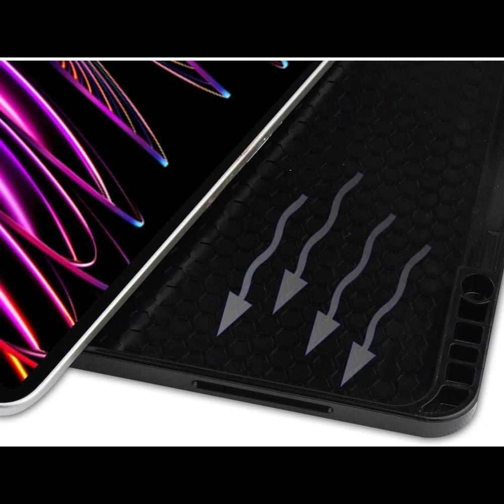 Bizon Case Tab Lizard Apple iPad Pro 12.9 2022/2021/2020/2018 verde închis - 6