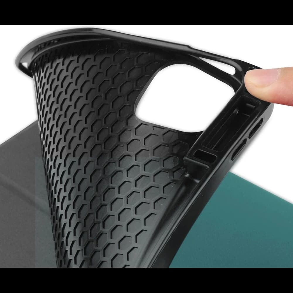 Bizon Case Tab Lizard Apple iPad Pro 12.9 2022/2021/2020/2018 verde închis - 8