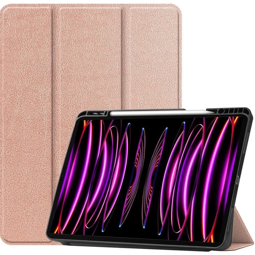 Bizon Case Tab Lizard Apple iPad Pro 12.9 2022/2021/2020/2018 roz aurie - 1