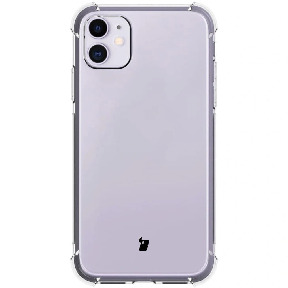 Etui + 2x sklo na displej + objektiv Bizon Case Clear Pack pro Apple iPhone 11 průhledné - 2