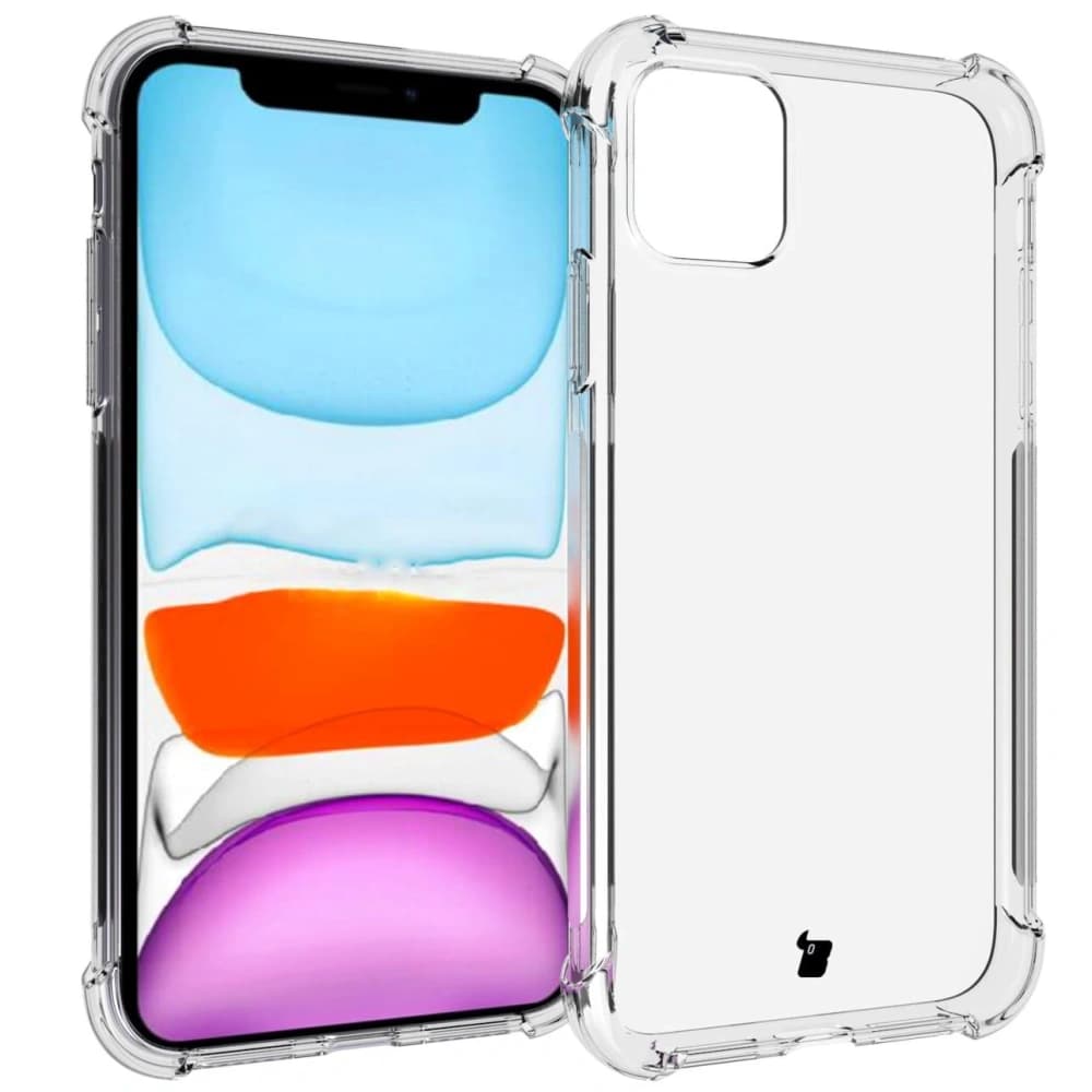 Etui + 2x sklo na displej + objektiv Bizon Case Clear Pack pro Apple iPhone 11 průhledné - 3