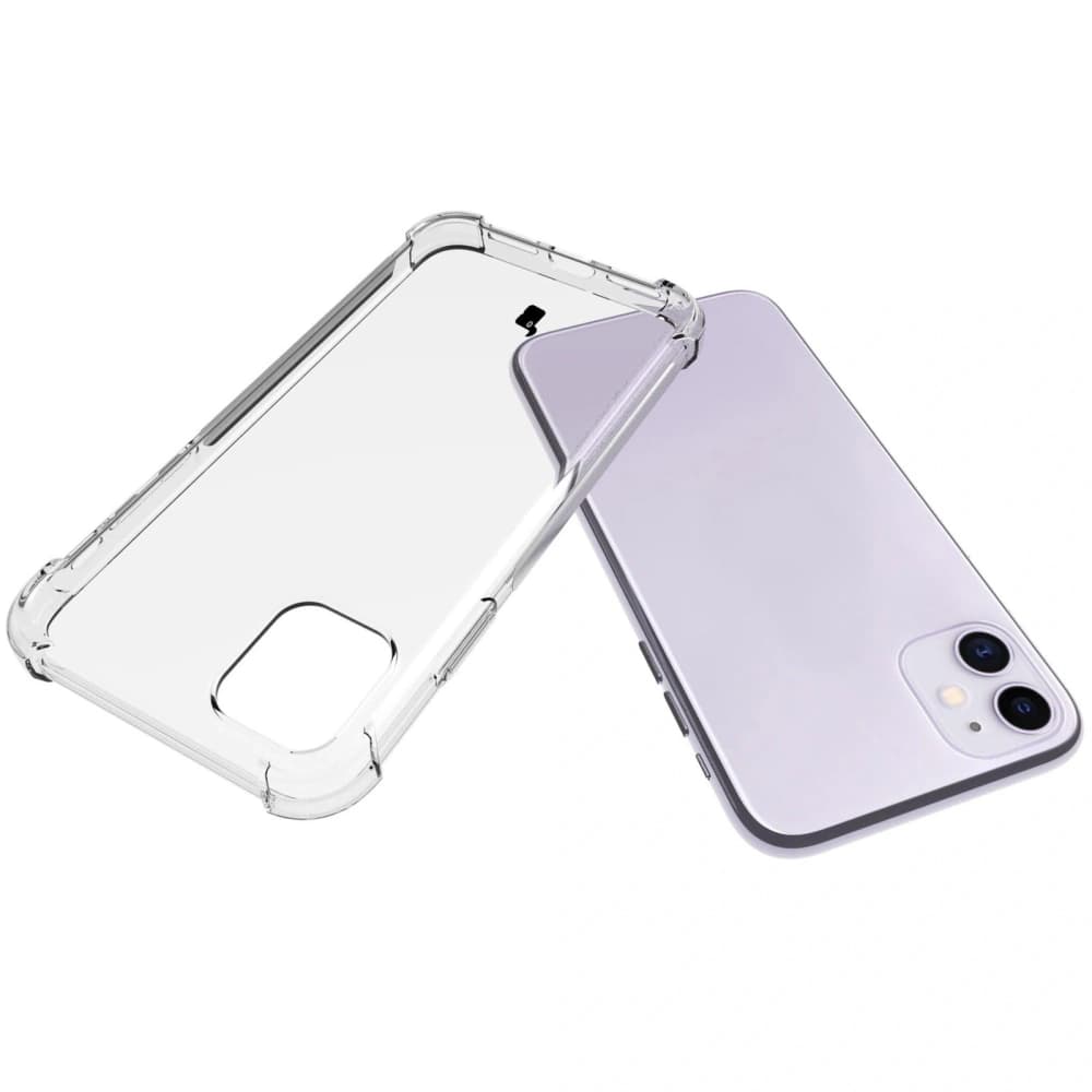 Etui + 2x sklo na displej + objektiv Bizon Case Clear Pack pro Apple iPhone 11 průhledné - 5