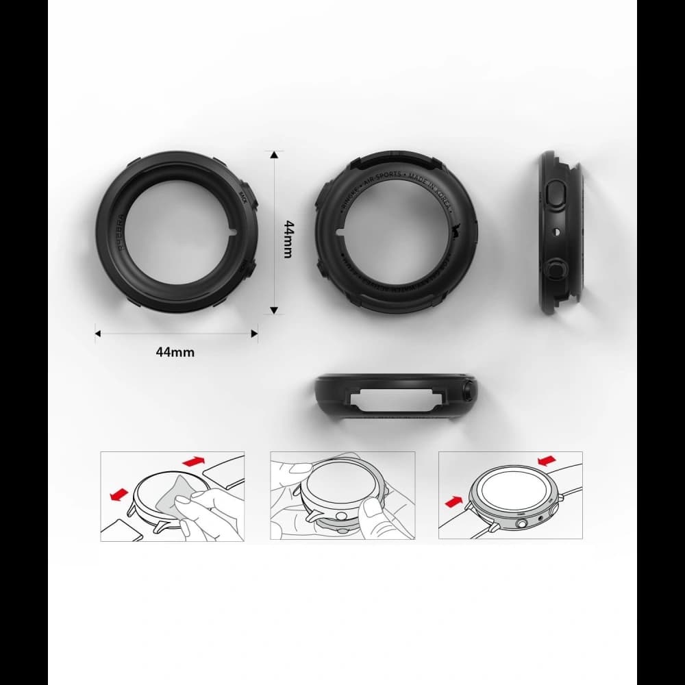 Ringke Samsung Gehäuse Air Sport Galaxy Watch Active 2 44mm Matt Klar - 8