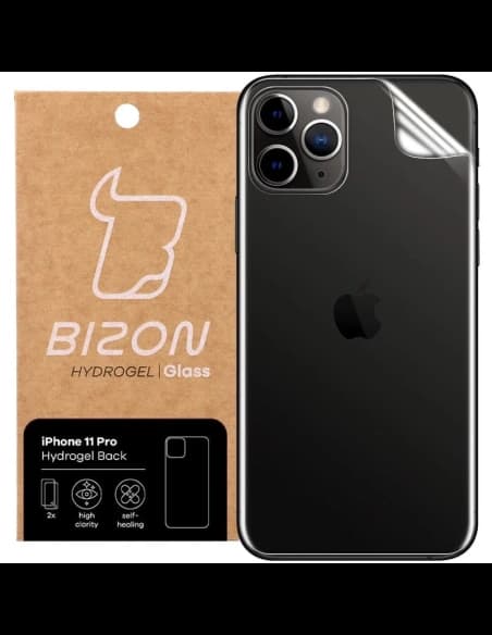 Folia hydrogelová na zadní část Bizon Glass Hydrogel Apple iPhone 11 Pro [2 PACK]