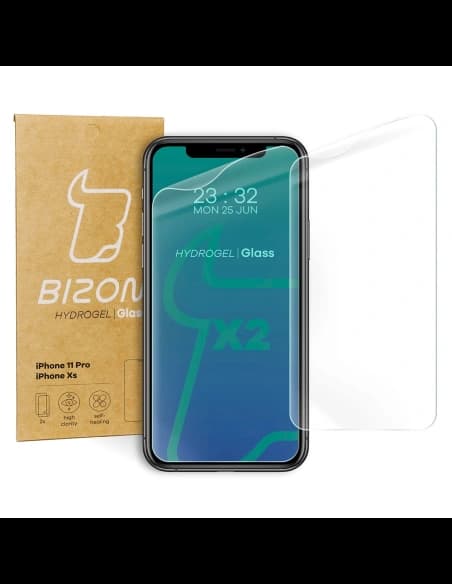 Folie hydrogelové na obrazovku Bizon Glass Hydrogel Apple iPhone 11 Pro / Xs [2 PACK]