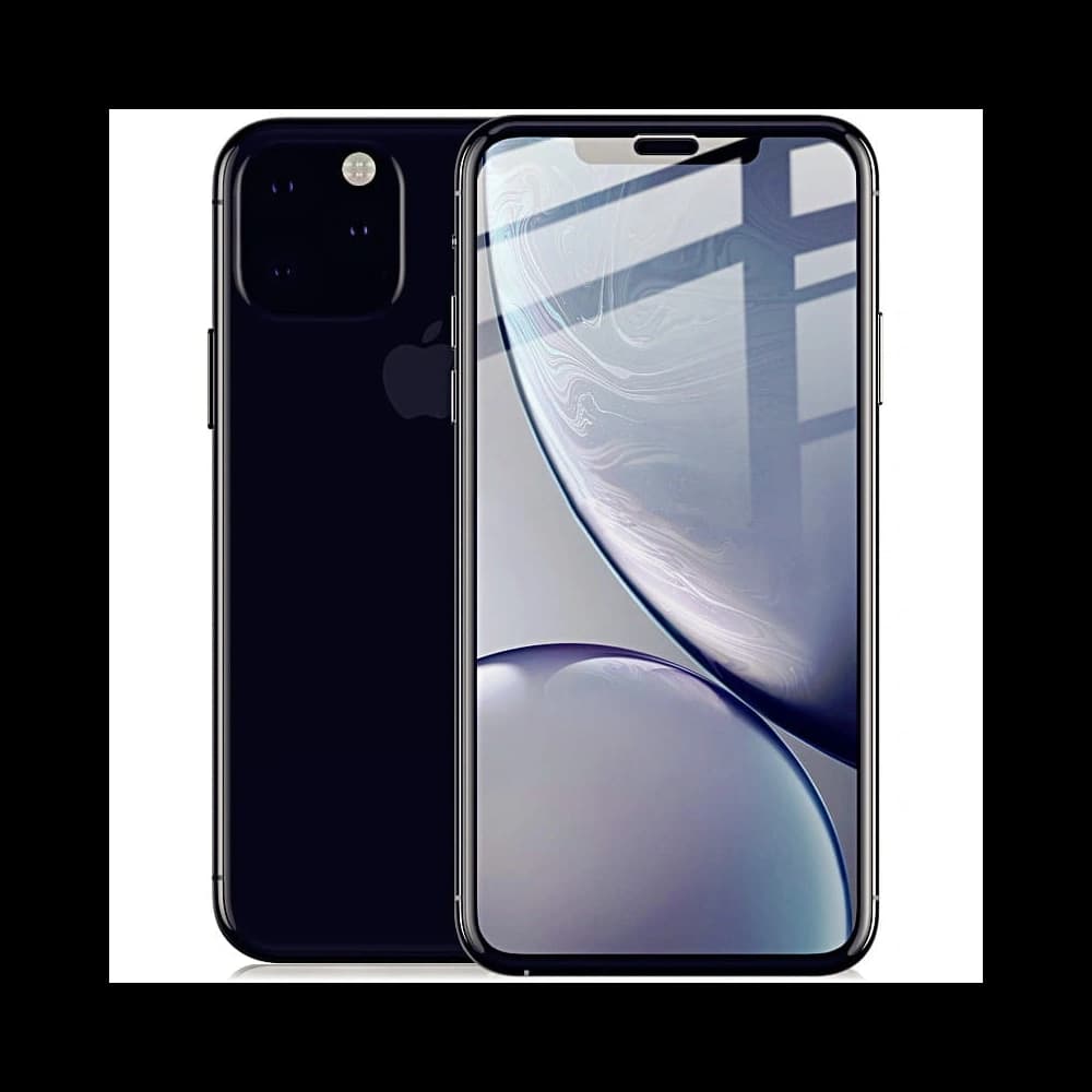 Bizon Glass Edge CF tempered glass - [2 PACK] + lens protection Apple iPhone 11 Pro Max black - 7