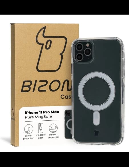 Bizon Case Pure Magnetic Apple iPhone 11 Pro Max transparent
