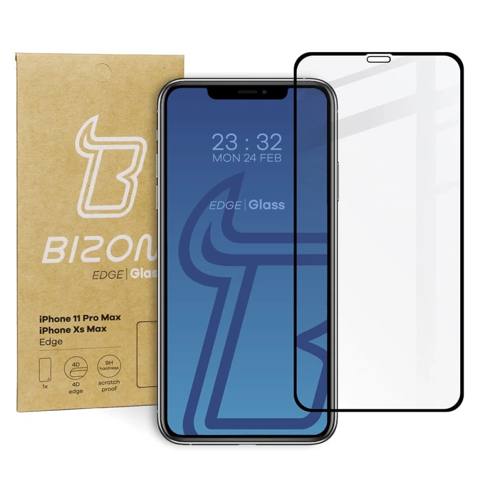 Bizon Glass Edge Apple iPhone 11 Pro Max / Xs Max negru