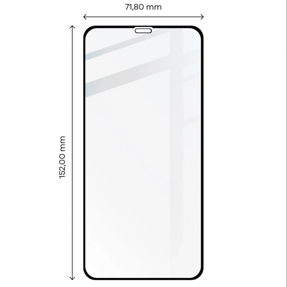 Bizon Glass Edge Apple iPhone 11 Pro Max / Xs Max negru - 2