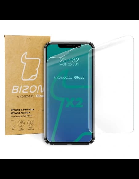 Bizon Glass Hydrogel Apple iPhone 11 Pro Max / Xs Max [2 PACK]