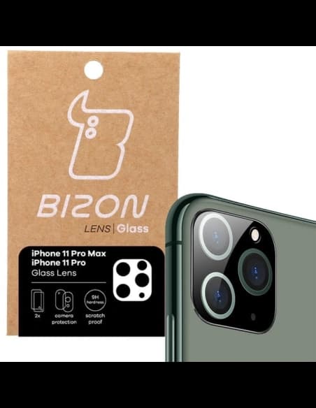 Sklo na aparát Bizon Glass Lens do Apple iPhone 11 Pro Max / 11 Pro [2 PACK]