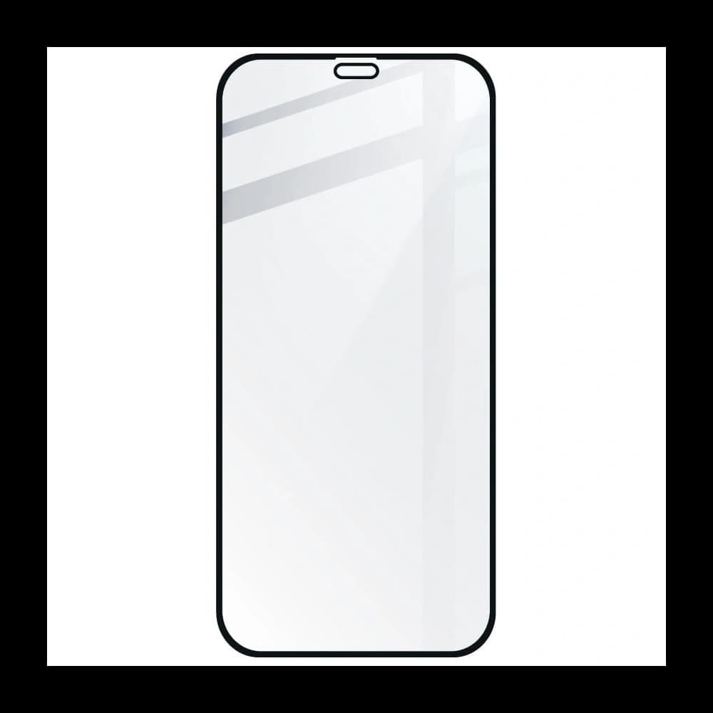 Tvrdé sklo Bizon Glass Edge CF - [2 PACK] + ochrana na objektiv Apple iPhone 12 černé - 4