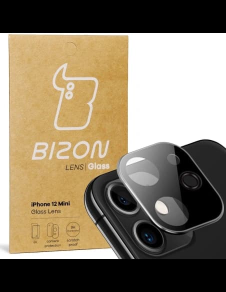 Bizon Glass Lens Apple iPhone 12 Mini [2 PACK]