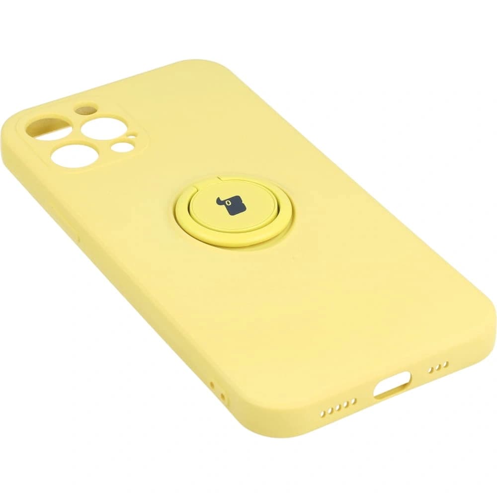 Bizon Case Silikonring Apple iPhone 12 Pro gelb - 3