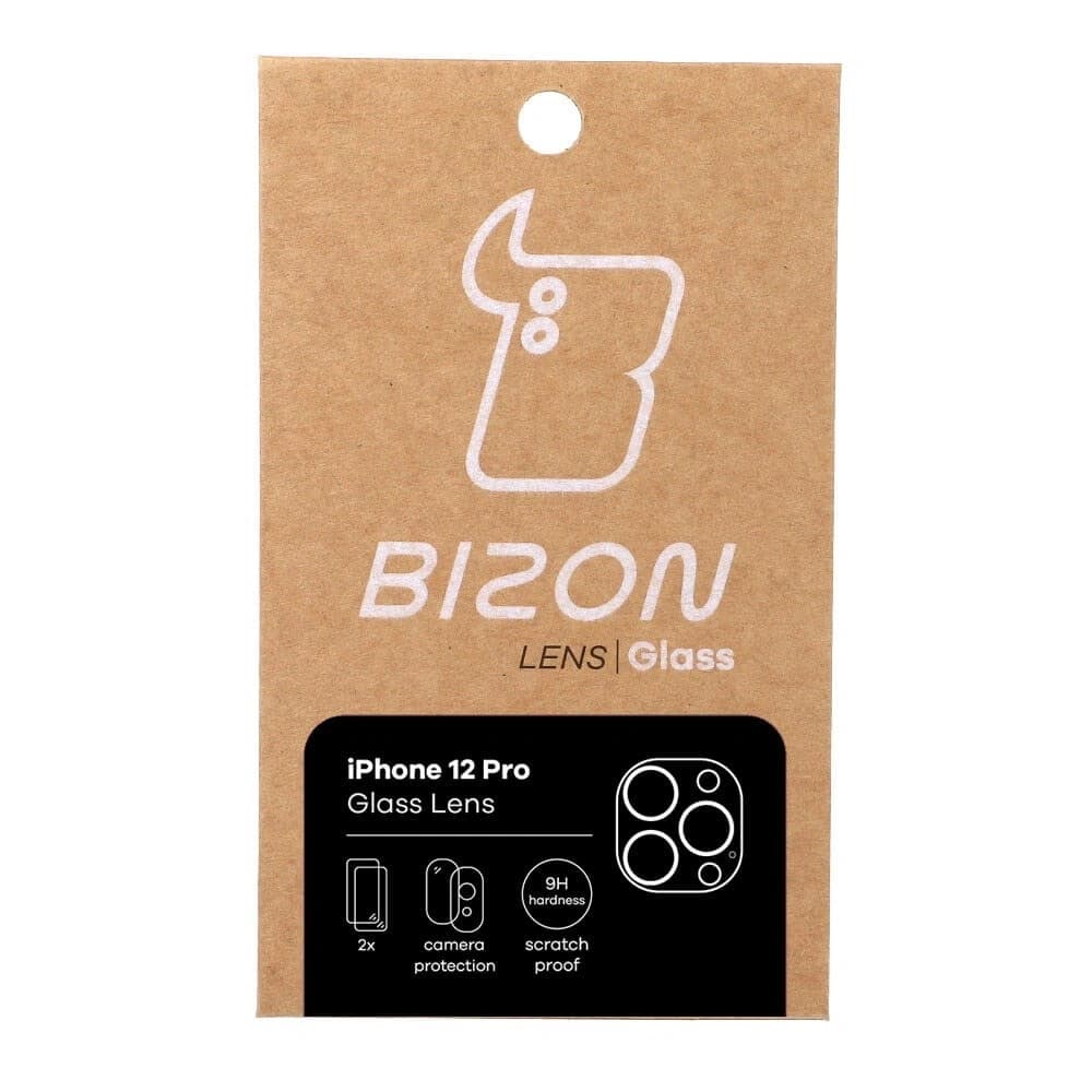 Bizon Lentilă de Sticlă Apple iPhone 12 Pro [2 PACHET] - 6