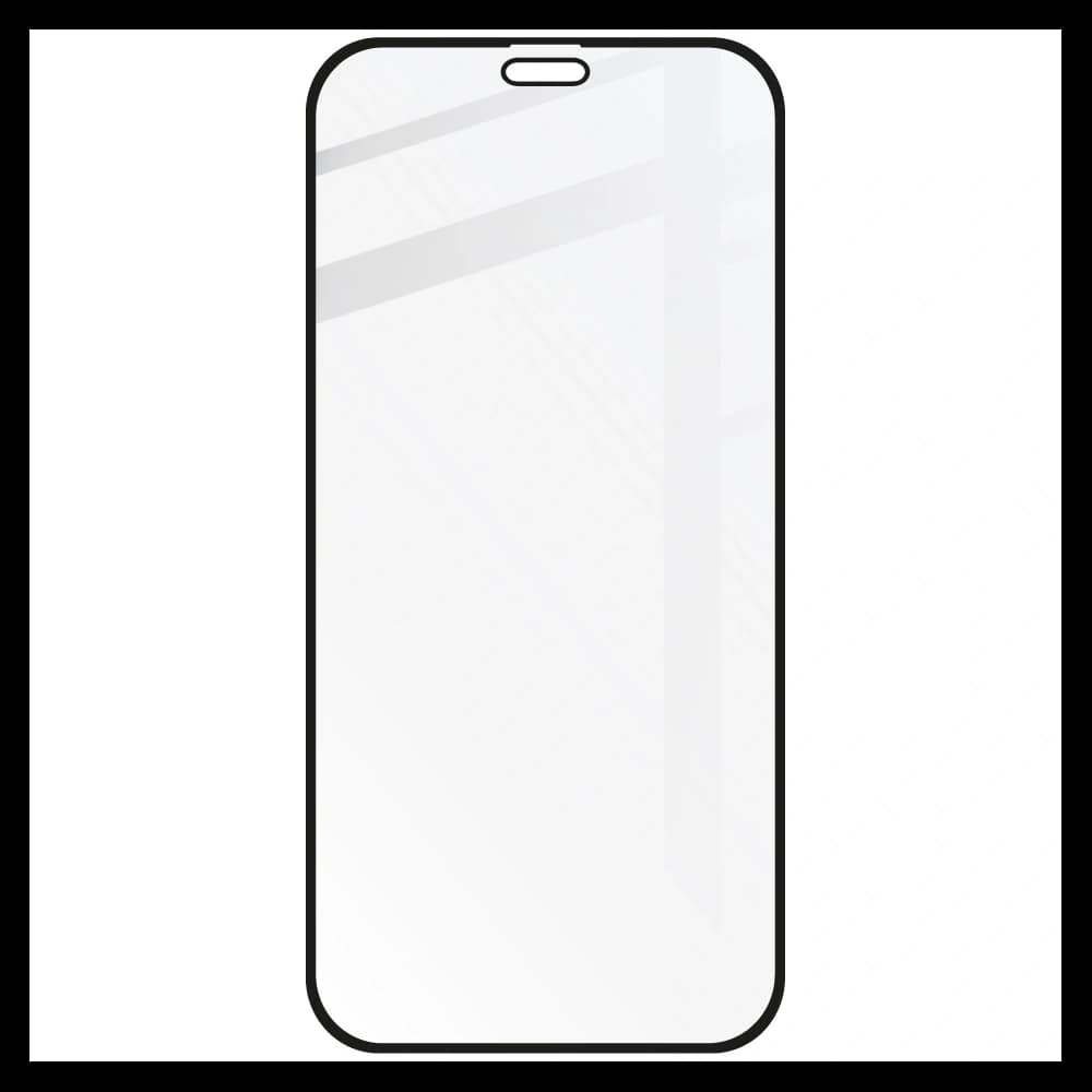 Tvrzené sklo Bizon Glass Edge pro Apple iPhone 12 Pro Max černé - 5