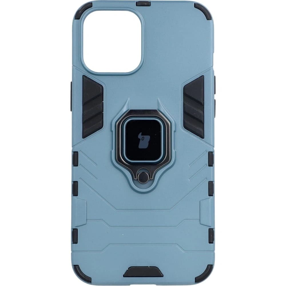 Etui Bizon Case Armor Ring do Apple iPhone 12 Pro Max modré - 1