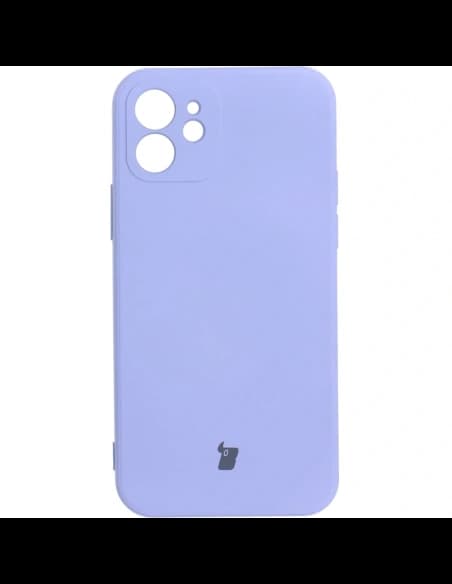Etui Bizon Case Silicone do Apple iPhone 12 fialové