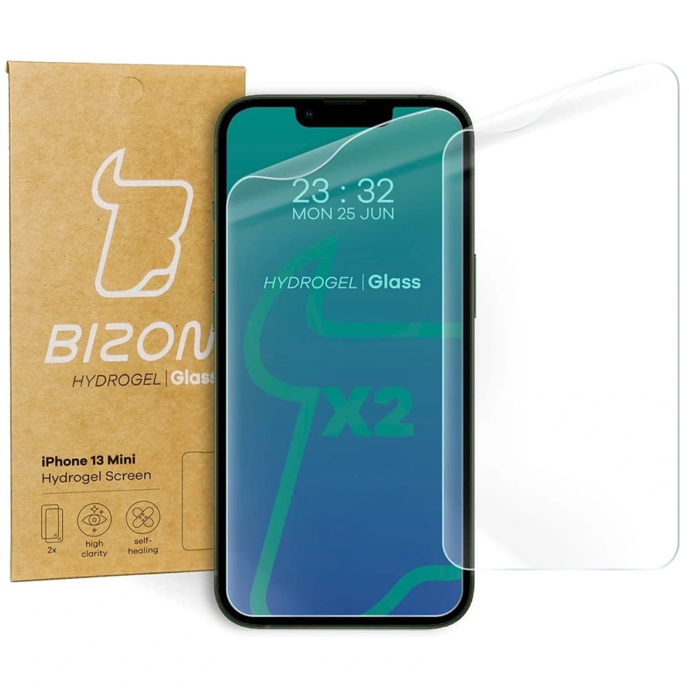 Bizon Glass Hydrogel Apple iPhone 13 Mini [2 PACK] - 1