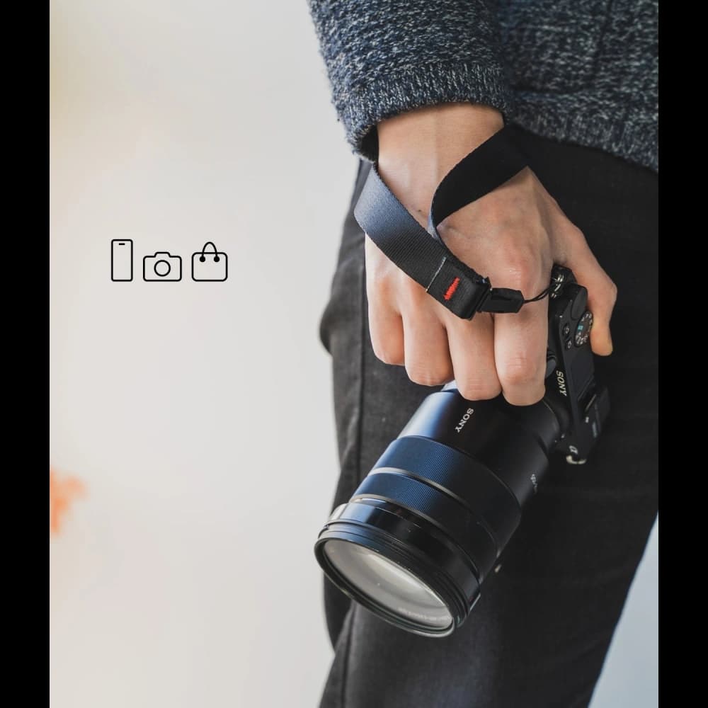 Panglica Ringke pentru încheietura mâinii Neagră - 6