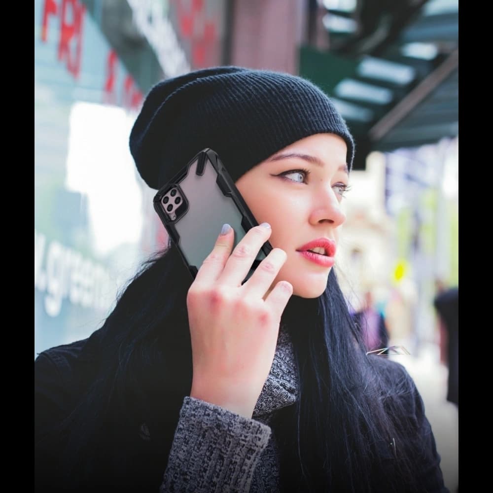 Etui Ringke Fusion-X Huawei P40 Lite Negru - 7