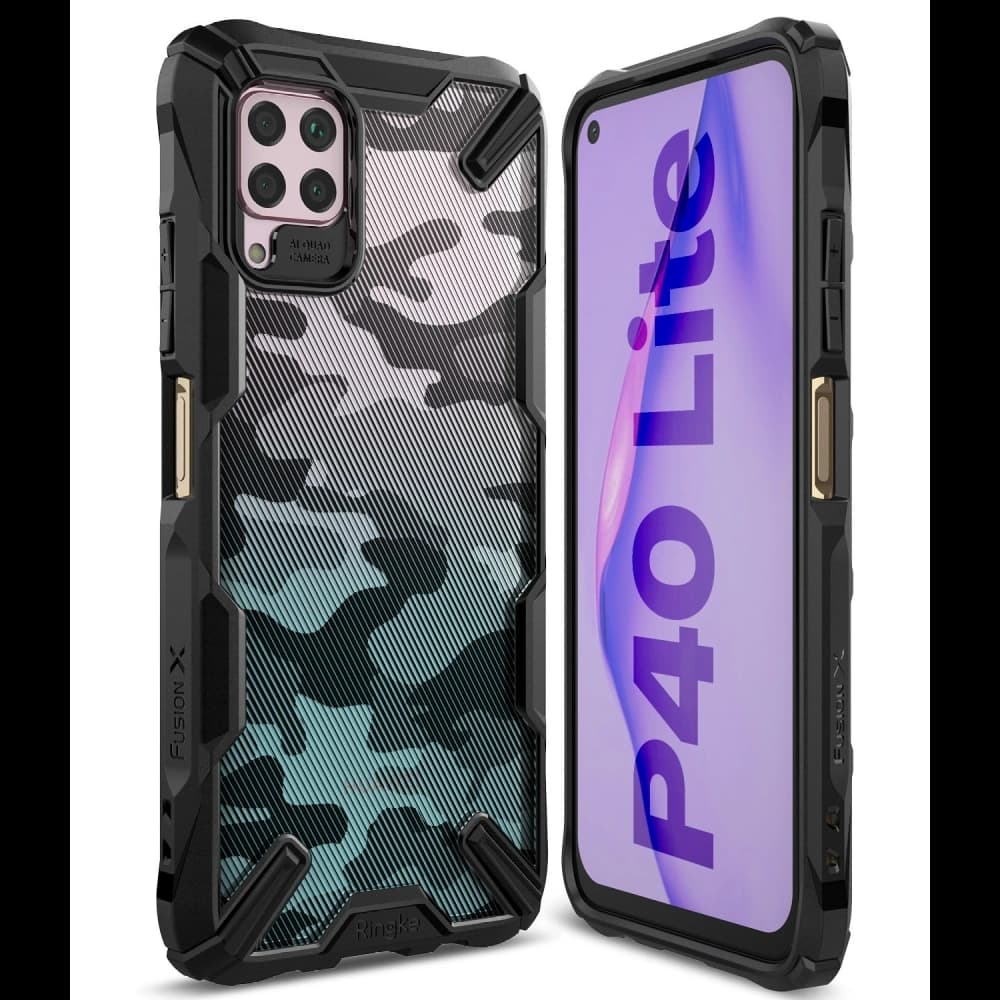 Ringke Fusion-X Huawei P40 Lite Camo (Moro) Black