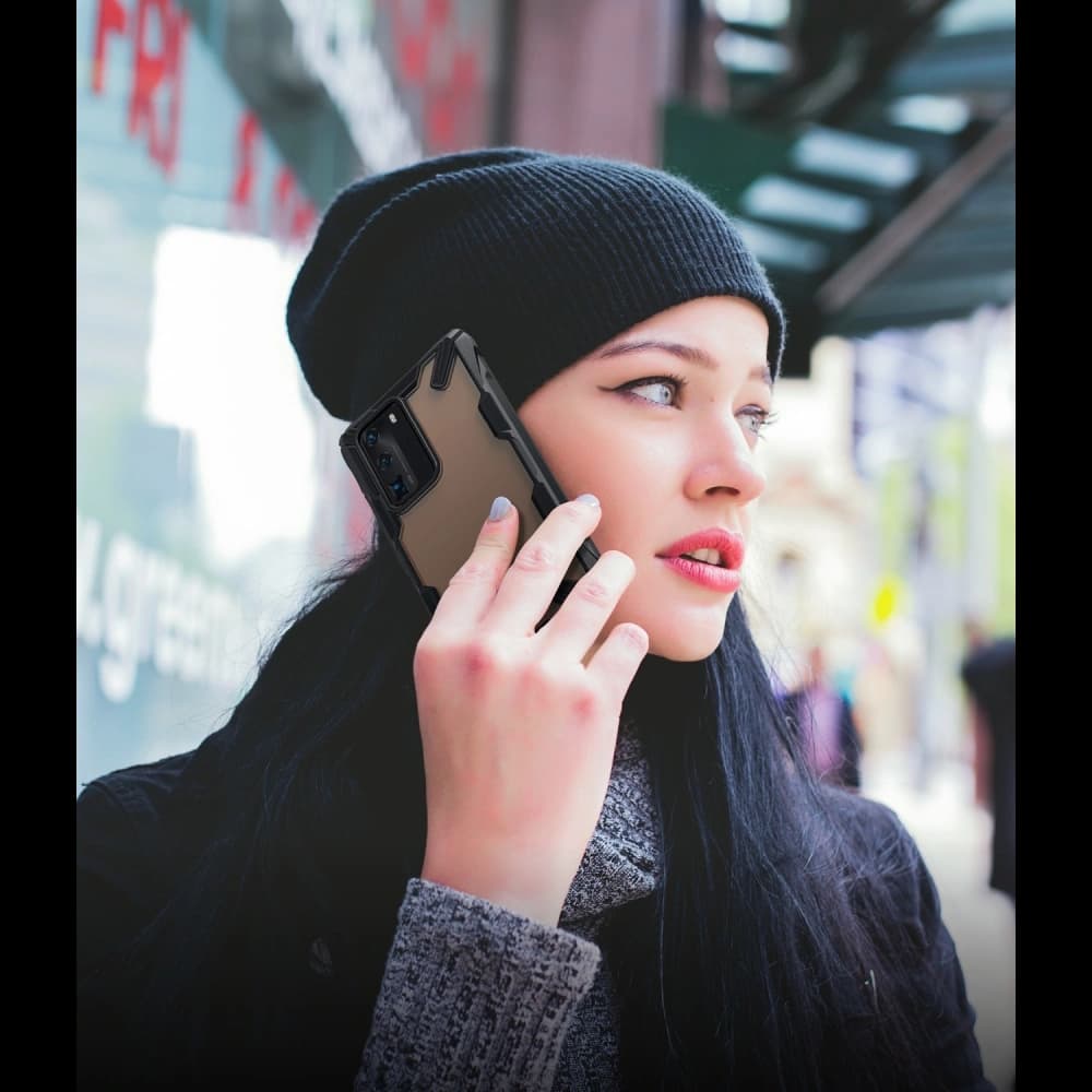 Etui Ringke Fusion-X Huawei P40 Pro černé - 20