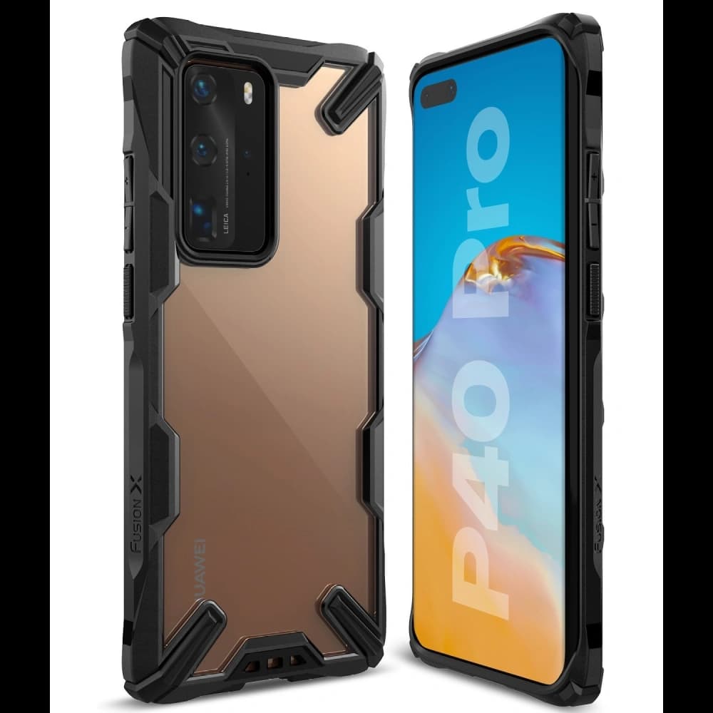 Etui Ringke Fusion-X Huawei P40 Pro černé - 21