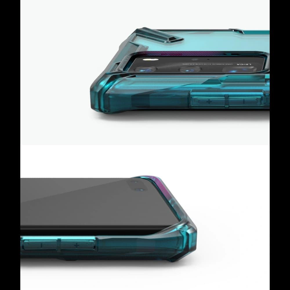 Etui Ringke Fusion-X Huawei P40 Pro Tyrkysově zelená - 17
