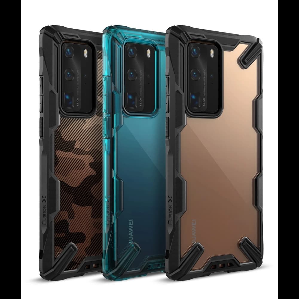 Ringke Fusion-X Huawei P40 Pro Camo (Moro) Black - 14