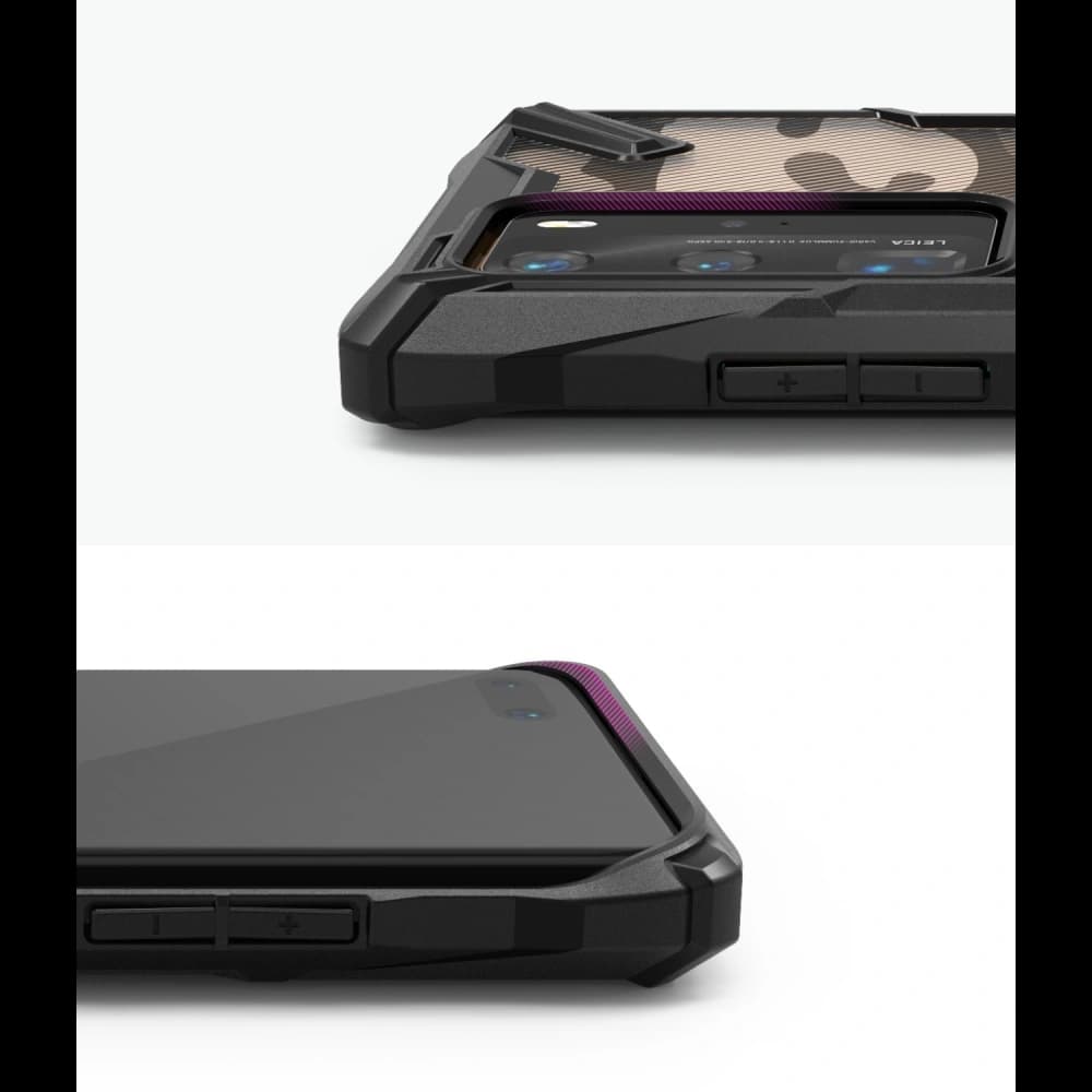 Ringke Fusion-X Huawei P40 Pro Camo (Moro) Black - 17