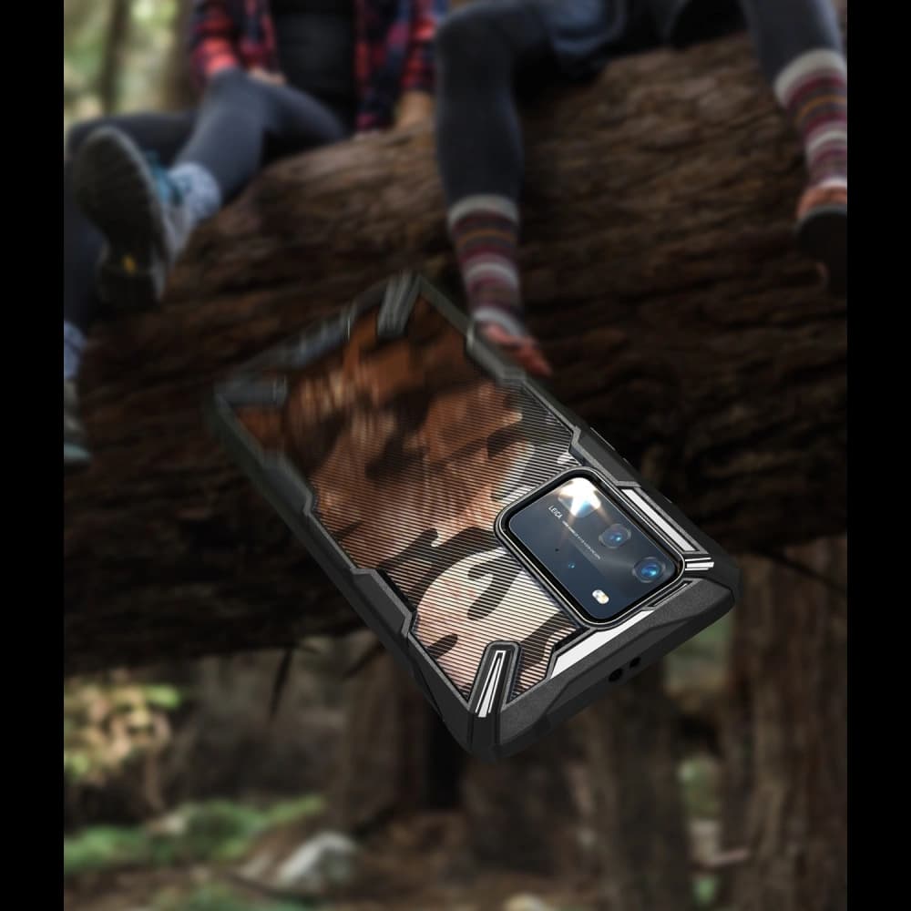 Ringke Fusion-X Huawei P40 Pro Camo (Moro) Black - 18