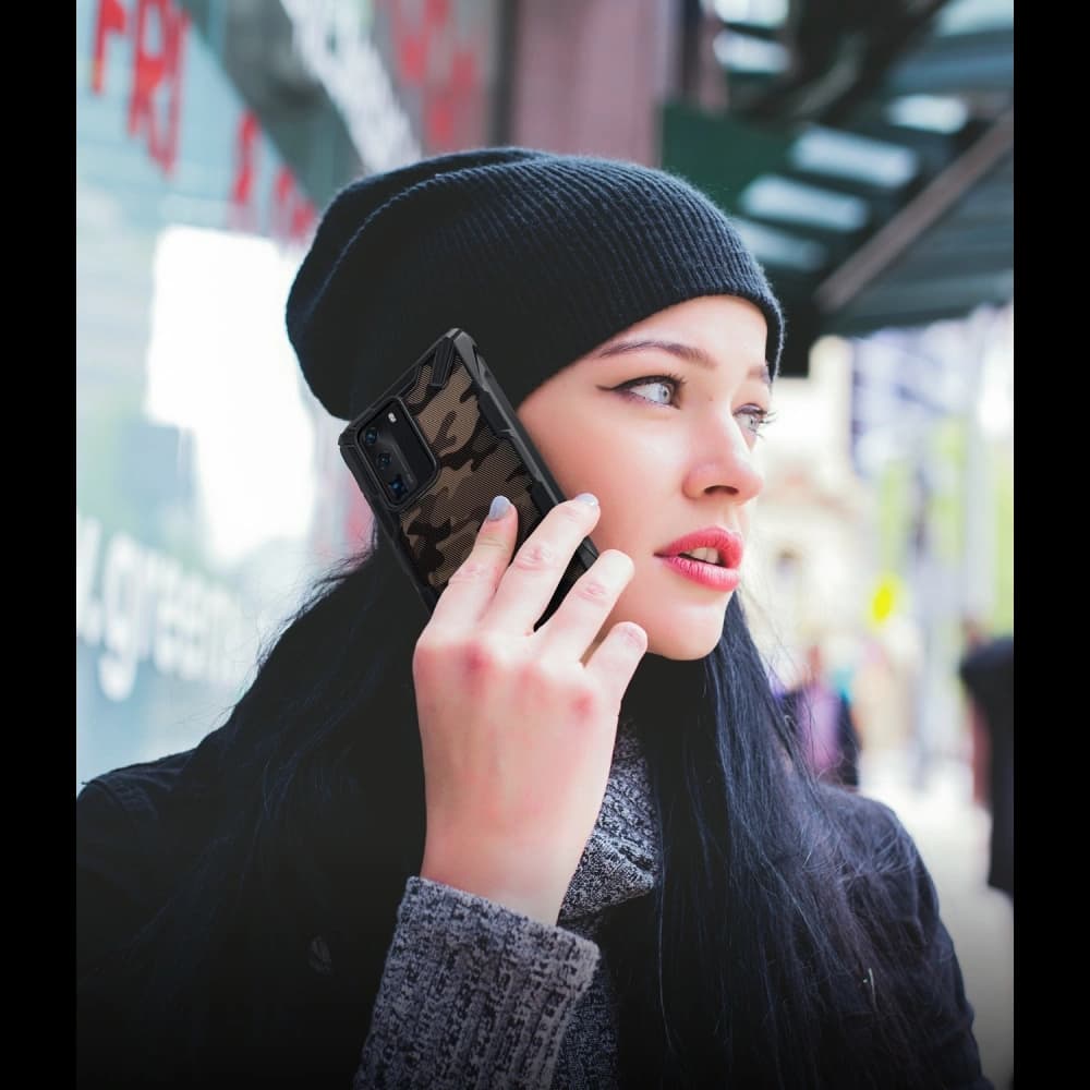 Ringke Fusion-X Huawei P40 Pro Camo (Moro) Black - 21