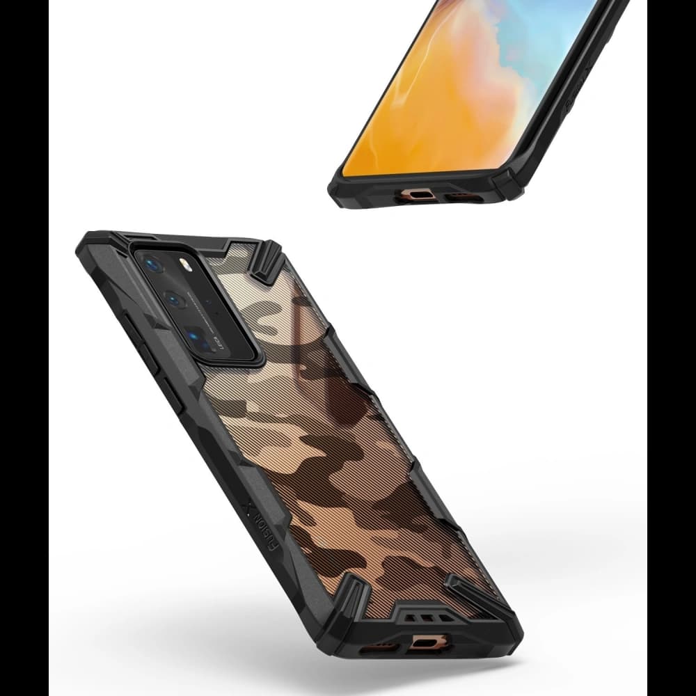Ringke Fusion-X Huawei P40 Pro Camo (Moro) Black - 7