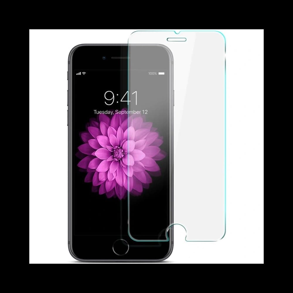 Bizon üveg Átlátszó edzett üveg - 3 db. + lencse üveg Apple iPhone SE 2022/2020 8/7 - 5