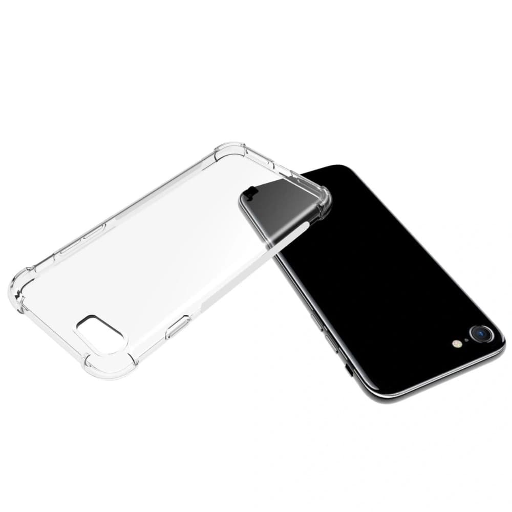 Bizon Case Clear Pack tok + 2x kijelző üveg + lencse üveg Apple iPhone SE 2022/2020 8/7 átlátszó - 5