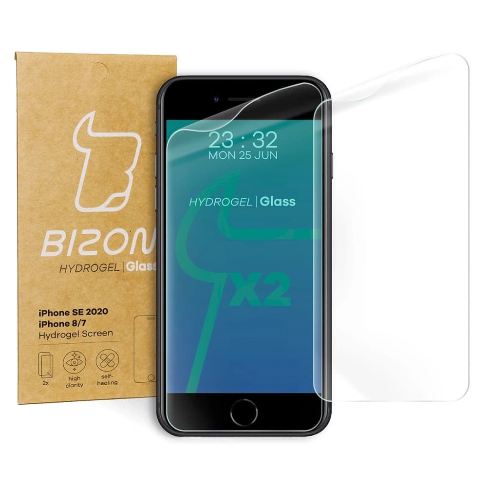 Bizon Glass Hydrogel Apple iPhone SE 2022/2020/ 8/ 7 [2 PACK] - 1
