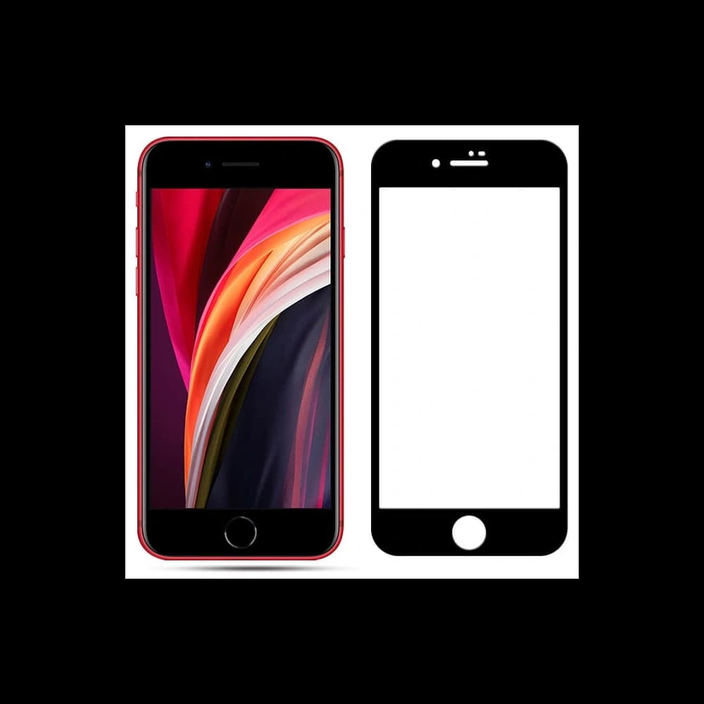 Bizon Glass Edge Apple iPhone SE 2022/2020/ 8/ 7 negru - 5