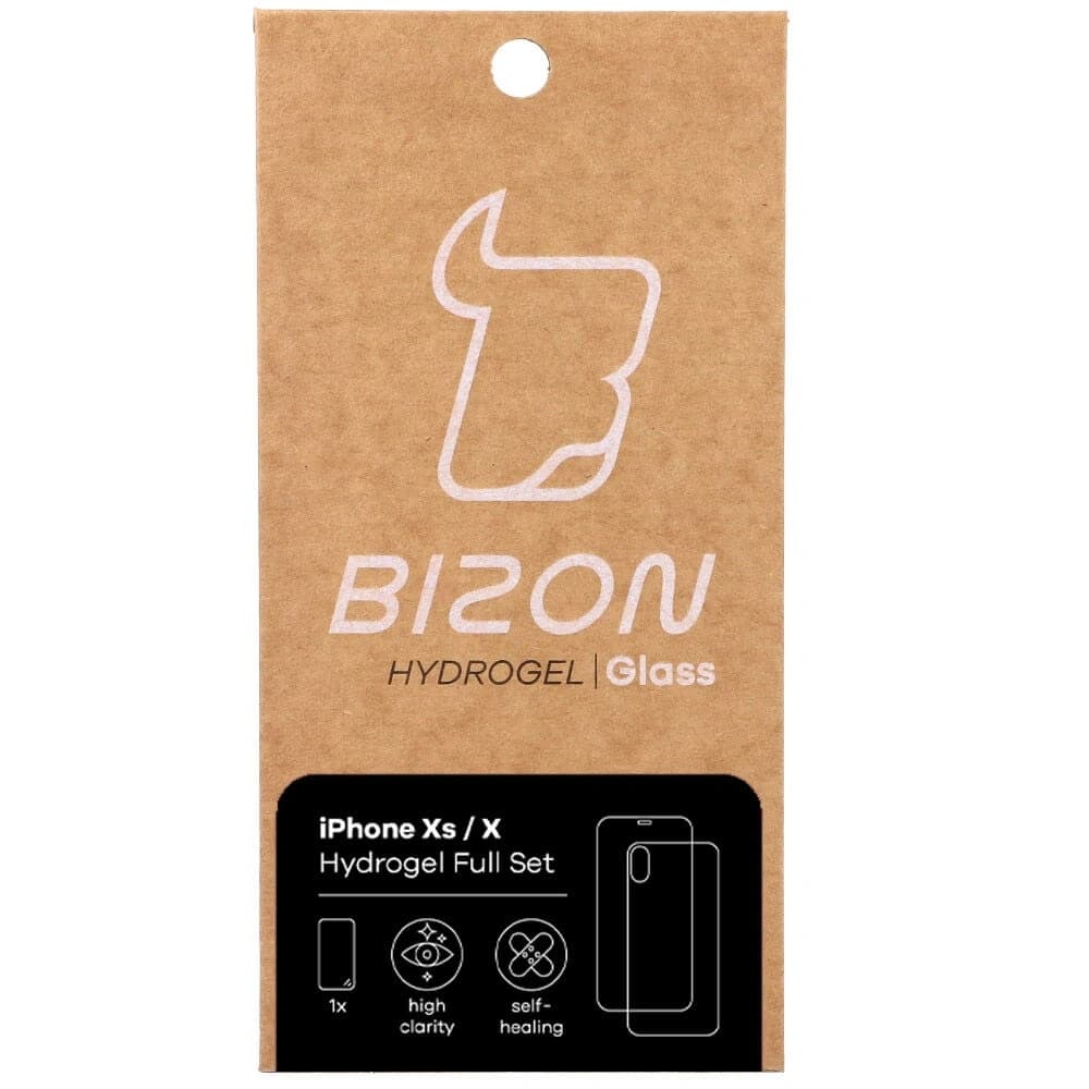 Bizon Glass Hydrogel Apple iPhone Xs / X - 10
