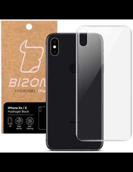 Bizon Glass Hydrogel Apple iPhone Xs / X [2 PACK]