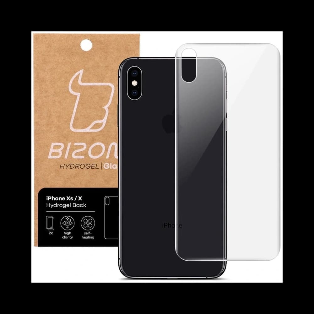 Bizon Glass Hydrogel Apple iPhone Xs / X [2 PACK] - 1