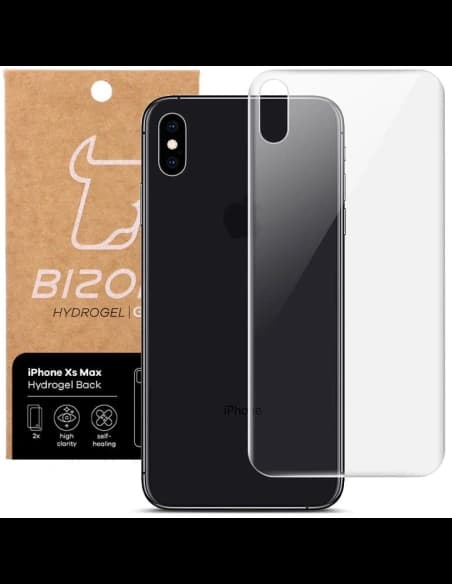 Bizon Glass Hydrogel Apple iPhone Xs Max [2 PACK]