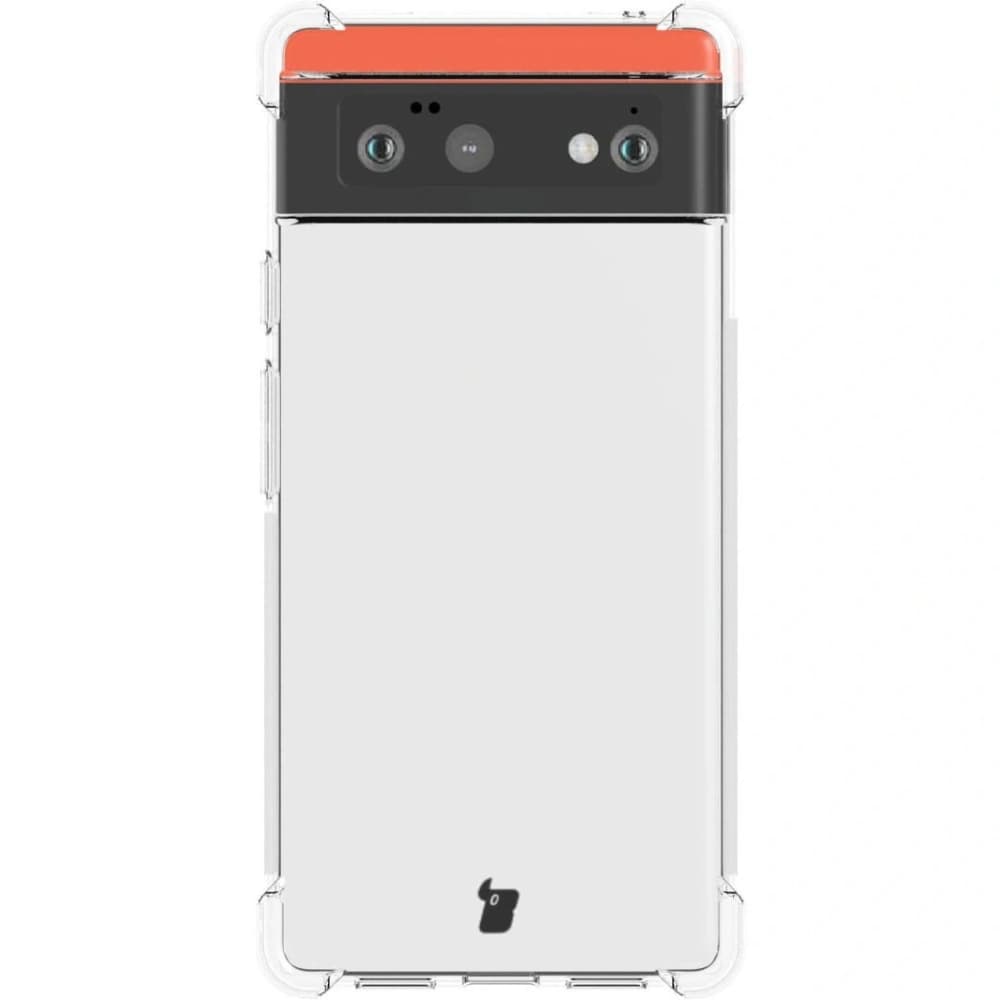 Bizon Case Clear Pack Hülle + 2x Displayschutzglas + Objektivglas Google Pixel 6 klar - 2