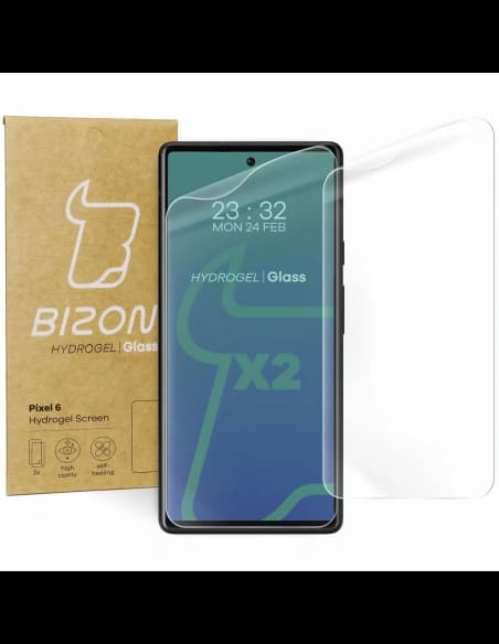 Bizon Glass Hydrogel Google Pixel 6 [2 PACK]