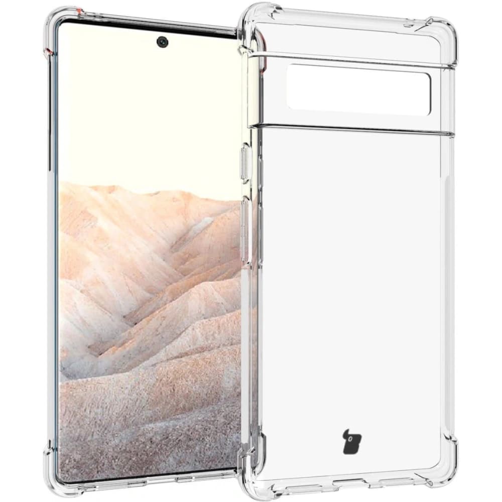 Etui + 2x folie + objektiv Bizon Case Clear Pack pro Google Pixel 6 Pro transparentní - 3