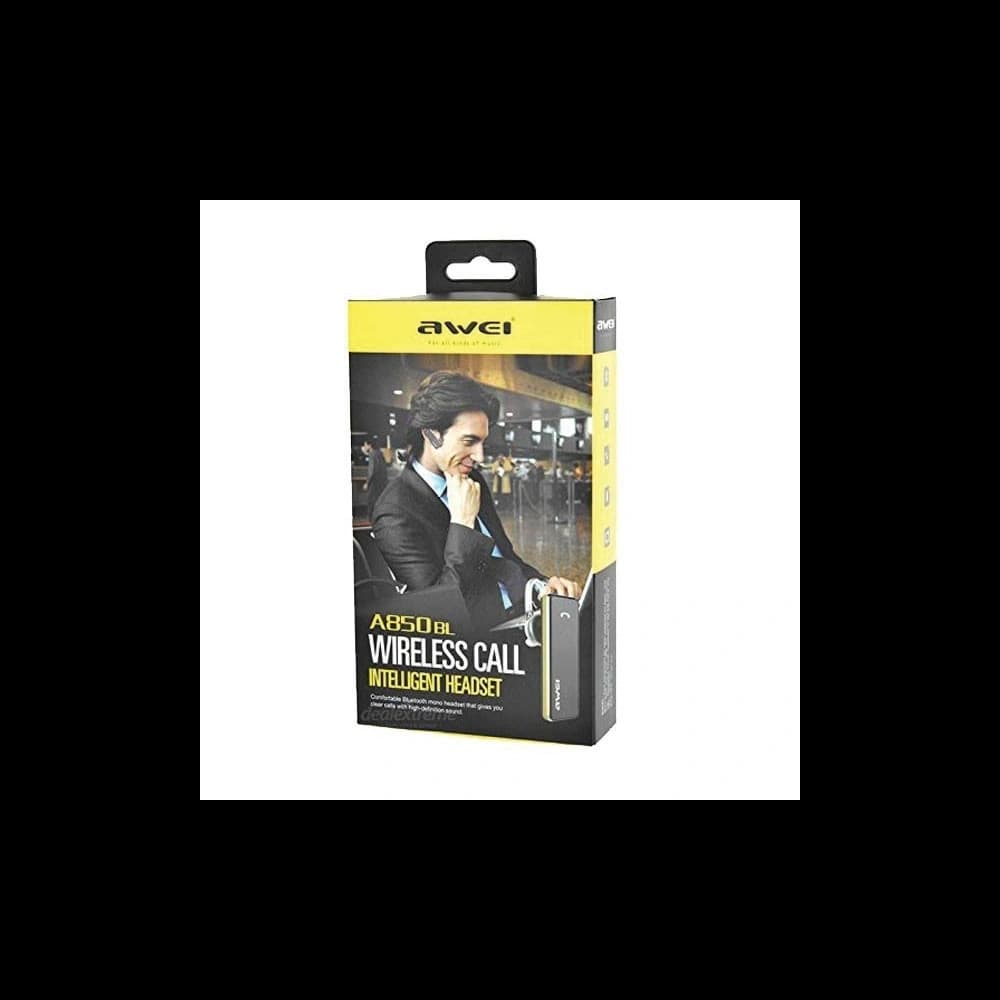 AWEI In-Ear Wireless Headset Bluetooth mono A850BL black - 3