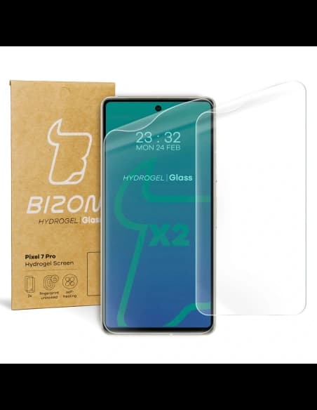 Bizon Glass Hydrogel Pixel 7 Pro [2 PACK]