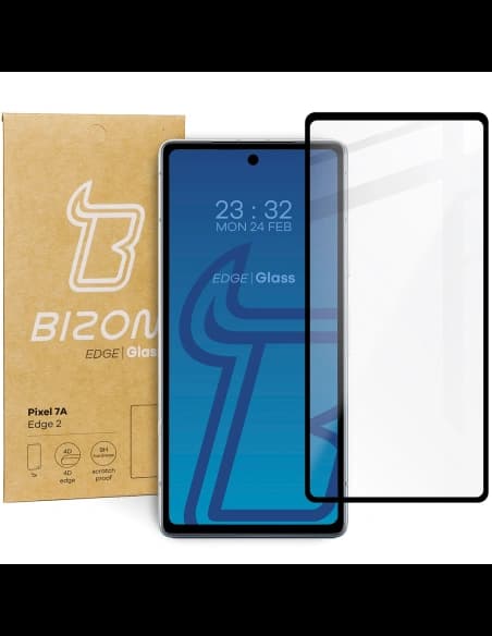 Bizon Glass Edge 2 Pixel 7A schwarz