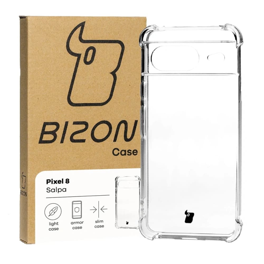 Bizon Case Salpa Google Pixel 8 clar - 1
