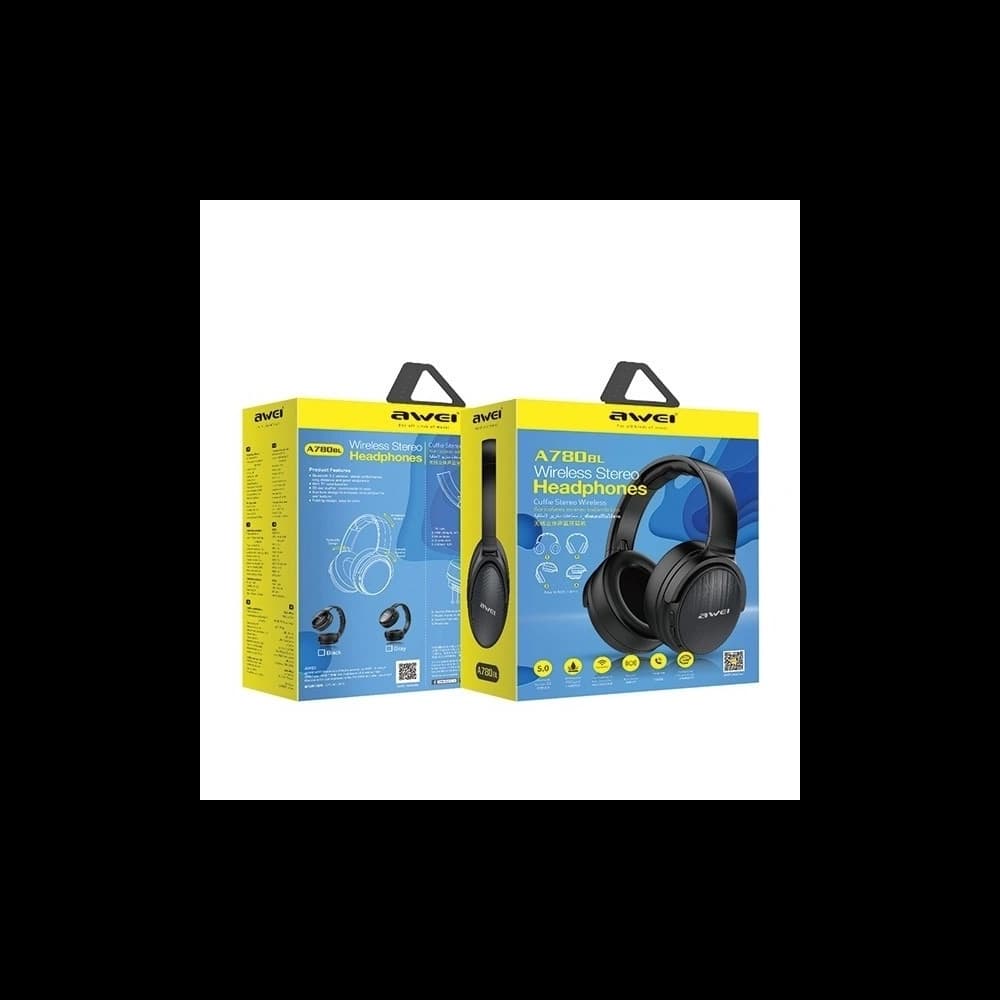 AWEI słuchawki nauszne Bluetooth A780BL czarny/black - 9